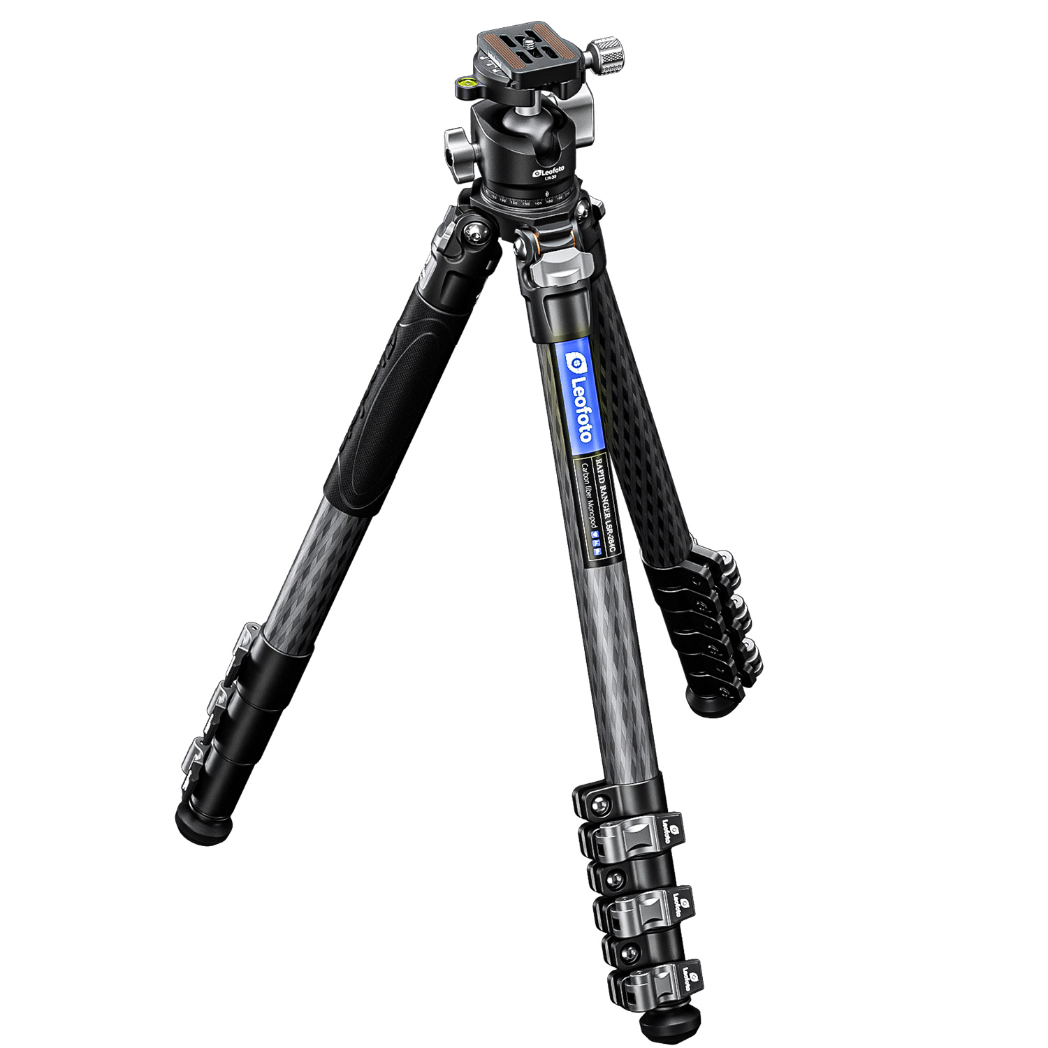 Leofoto  LSR-324C+LH-40   Professional carbon fiber tripod