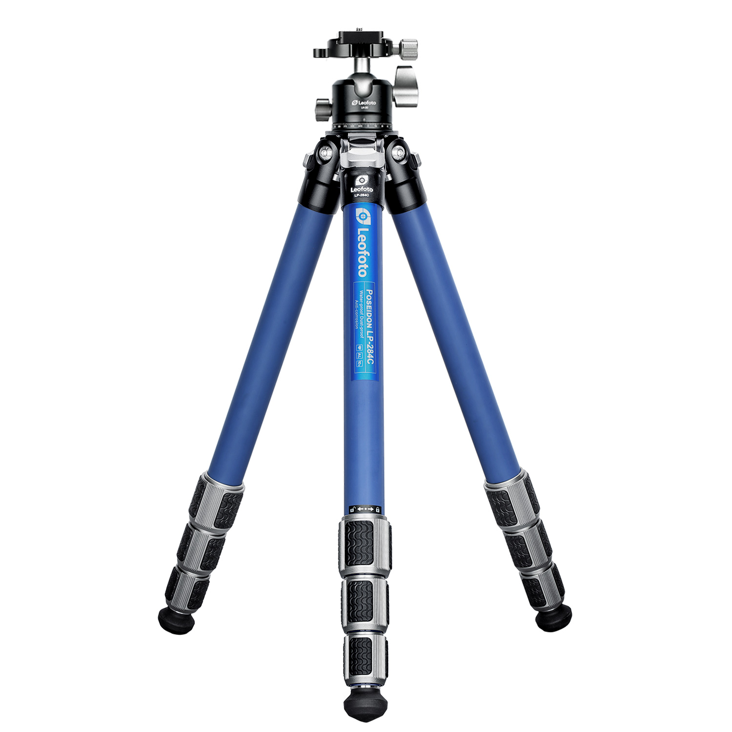 LP-284C+LH-30KIT Poseidon Ocean Tripod+Ballhead Set | Water, Corrosion-Resistant with Titanium Foot Spike