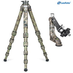 Leofoto LS-365CEX+PG-1(Full Camouflage) Professional carbon fiber tripod