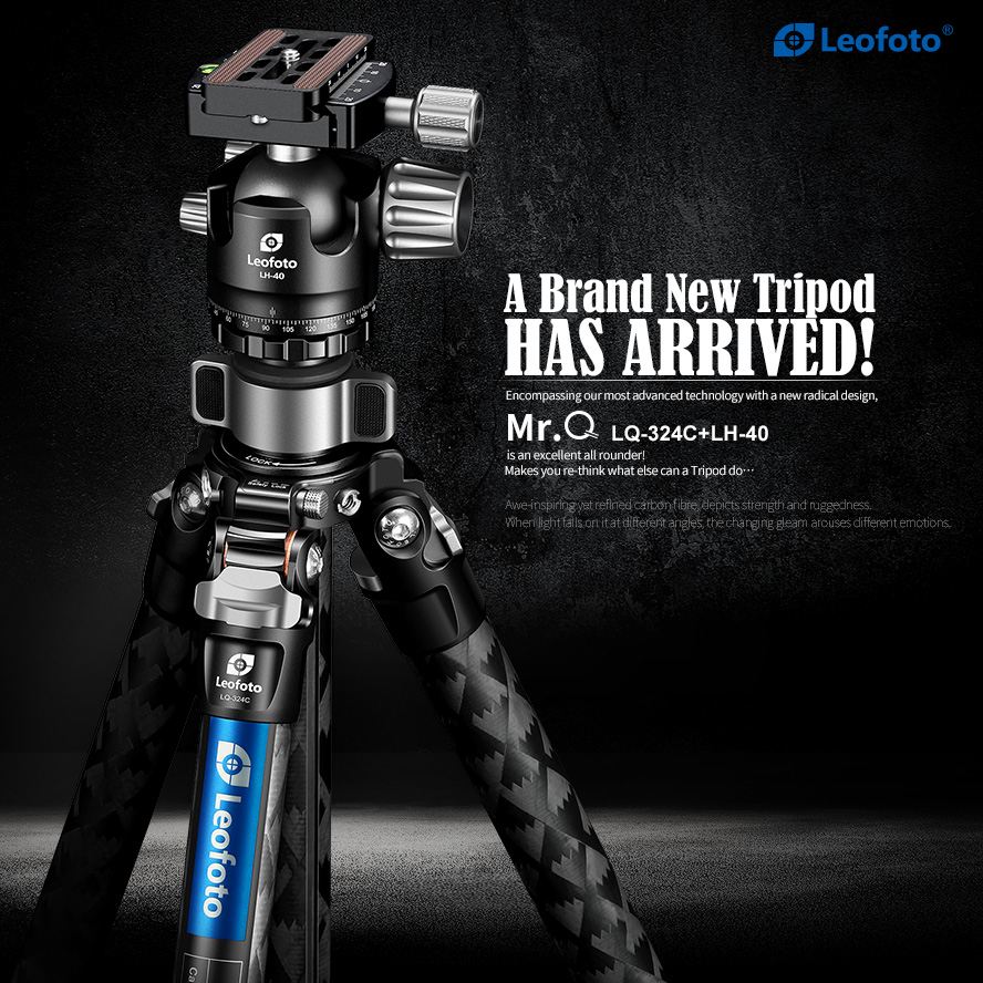 Leofoto Mr.Q series LQ-324C-LH-40 tripod kit