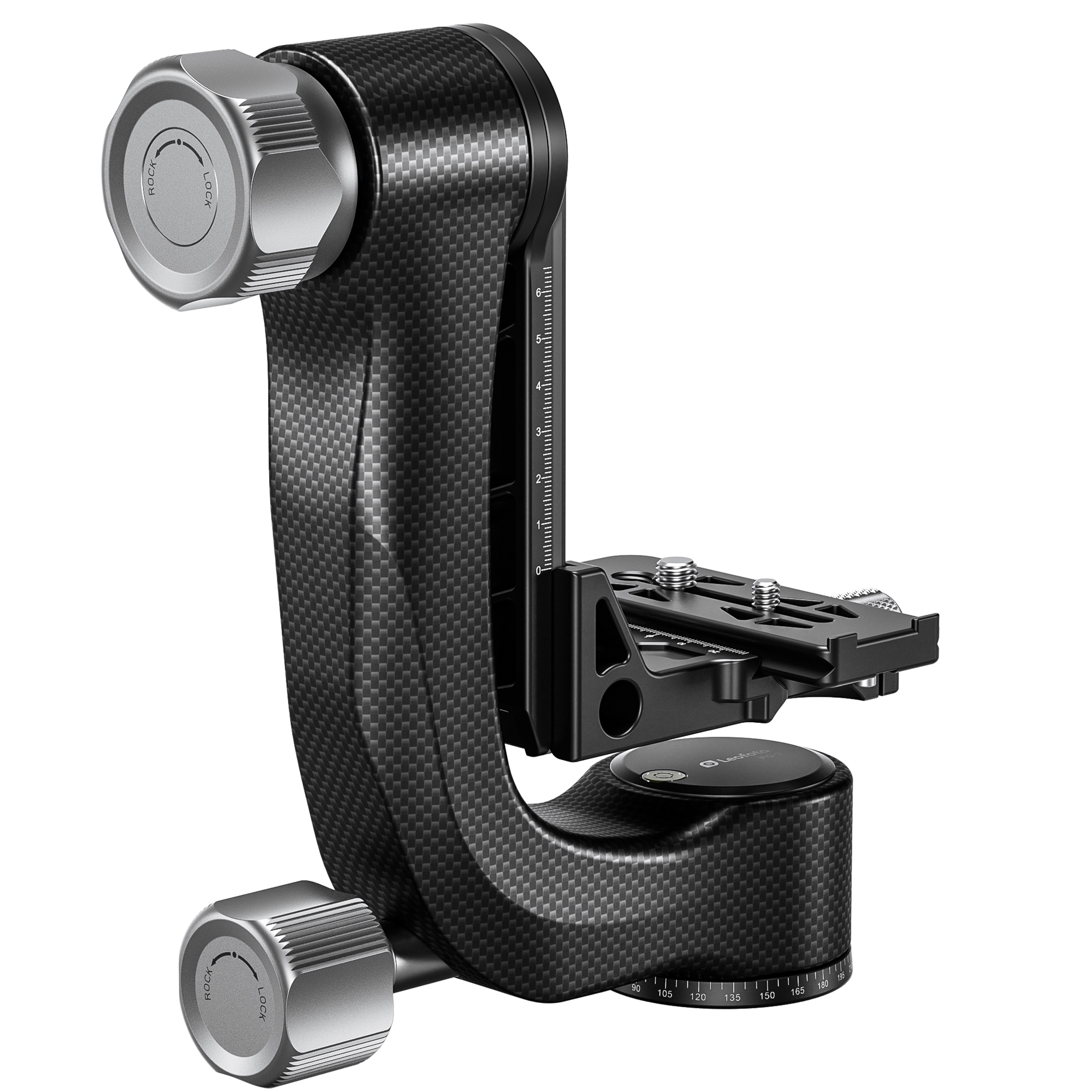 Leofoto PG-3 (Knob Clamp)  Carbon Fiber Gimbal Head