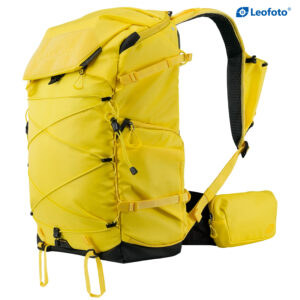 Leofoto All-in-One Travel & Photography Camera Backpack – 35L in Black, Yellow, and Green - Black - Medium