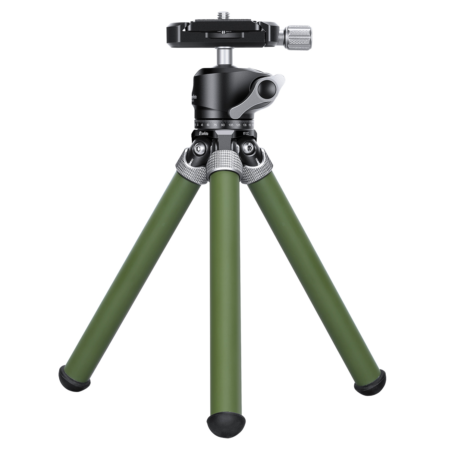 Leofoto MT-02C(Olive green)+LH-22 Mini Tabletop Travel Carbon Fiber Tripod