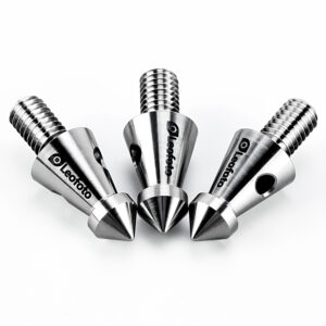 Leofoto TF-01 Set of 3 Titanium Foot Spikes  | 3/8