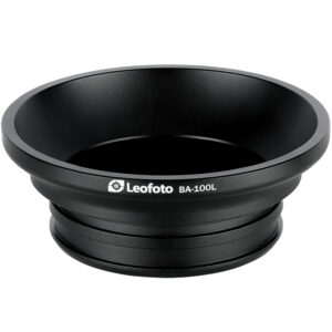 Leofoto BA-100L 75mm to 100mm Half-Bowl Video Head Adapte