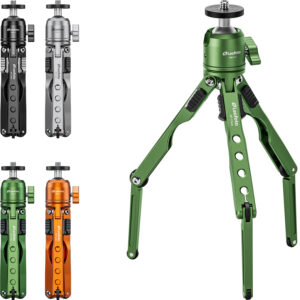 Leofoto MT-03Mini Spider Folding Tabletop Tripod Kit with MBH-20 Ball Head (4 Colors)