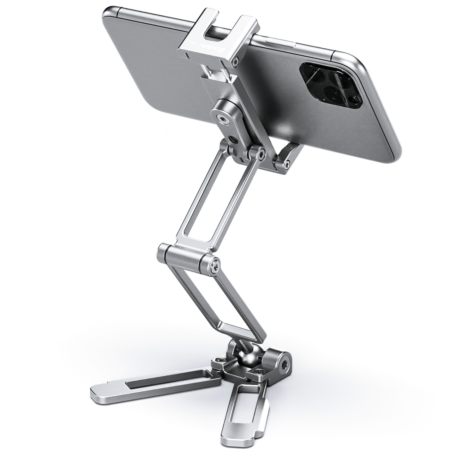 Leofoto PS-4 Multi-functional Foldable Cellphone Stand with Arca-Compatible Dovetail and Cold Shoe Mount