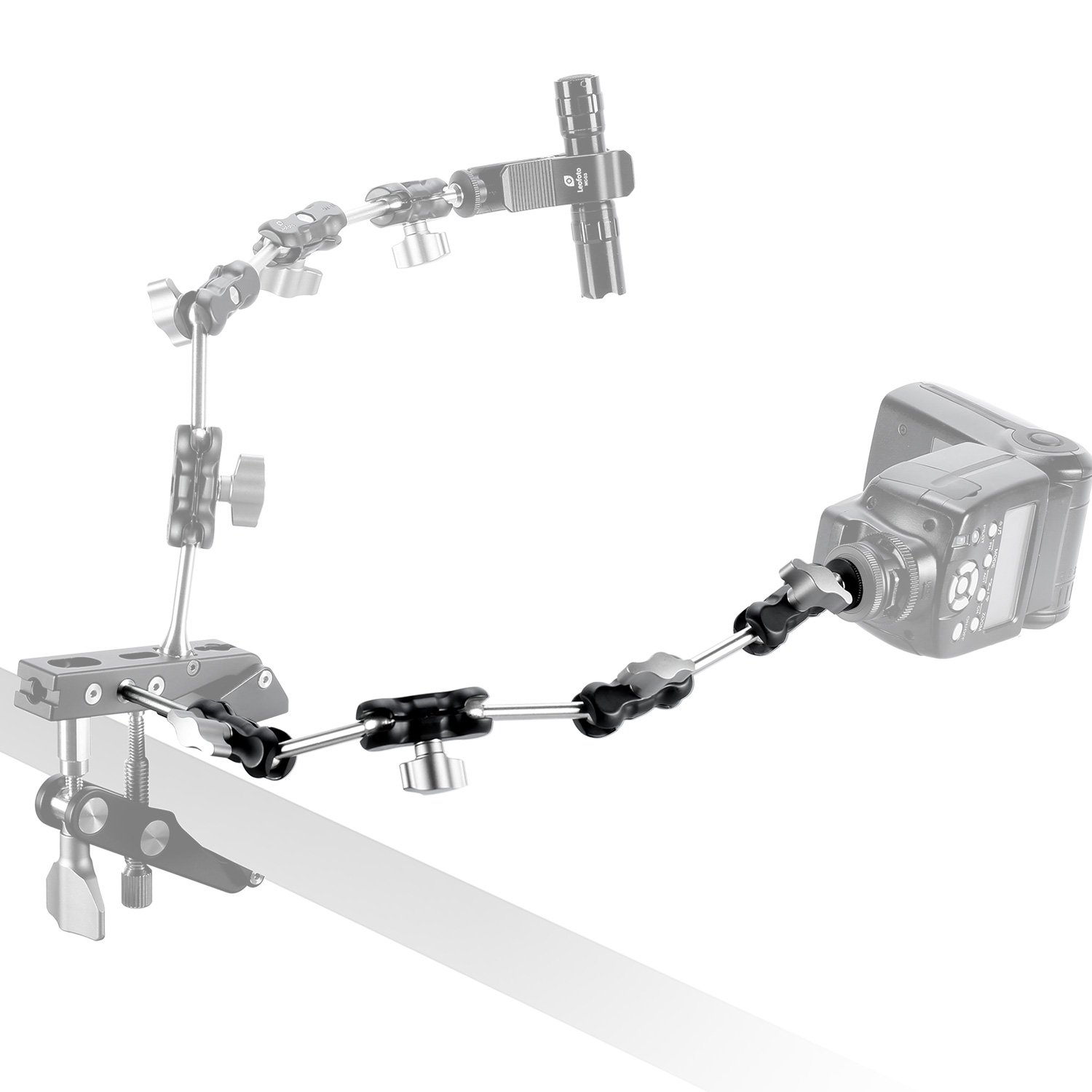 Leofoto AM-1XL Long Magic Arm 1/4" Mounting Screw/ 4 Locks