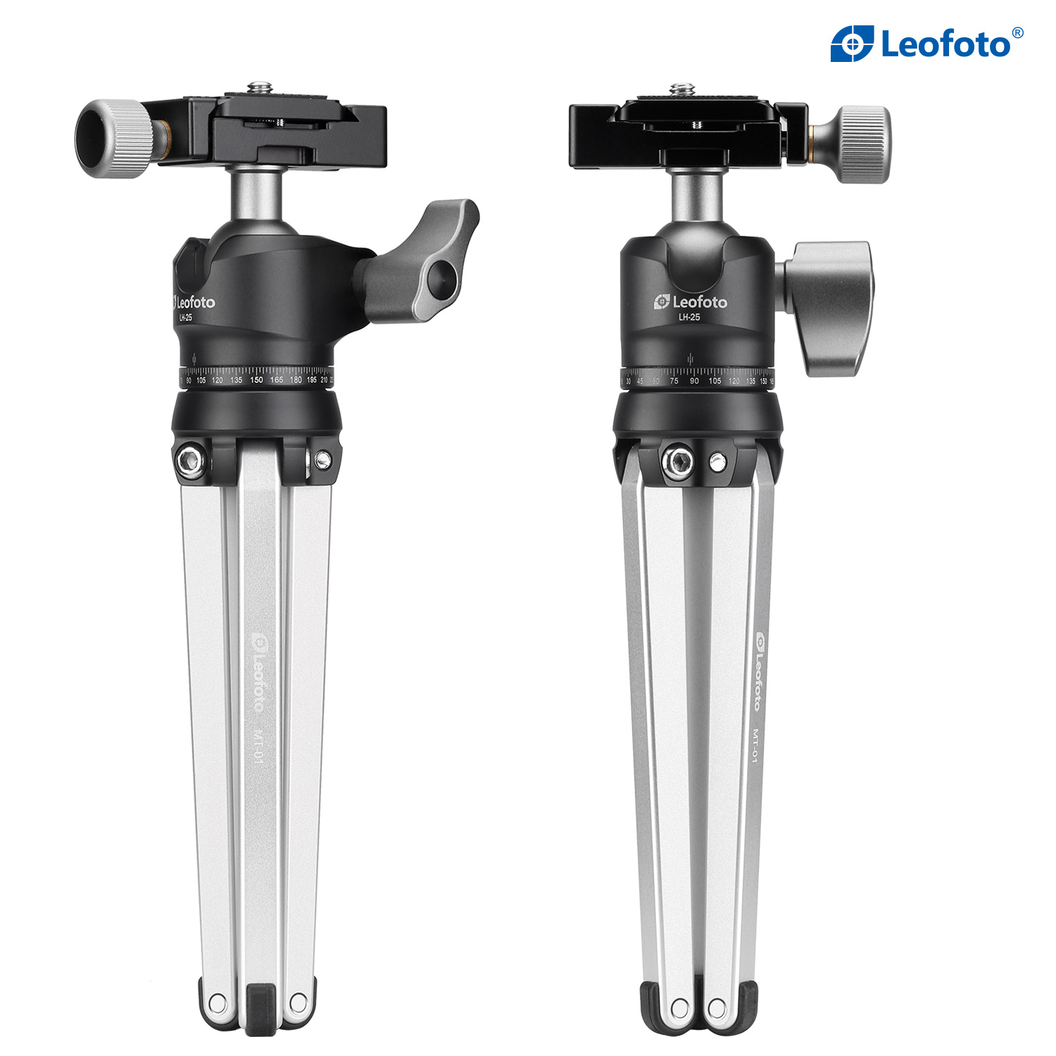 Leofoto MT-01 + LH-25 Table Top Tripod and Ball Head Kit | Pocket Pod Super Stable Ideal for Compact Cameras