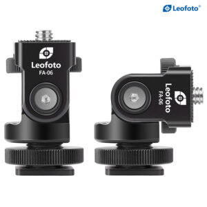 Leofoto FA-06 Hot Shoe Tilt Head Adapter with Friction Control