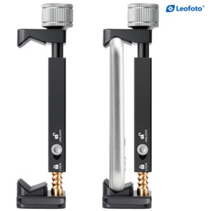 Leofoto PC-90II Adjustable Smartphone Clamp with Locking Width and Arca-Compatible Base