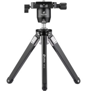 Leofoto MT-02 Aluminum Mini Table Top Tripod (Optional Ball Head Kits) - MT-02+MBH-19
