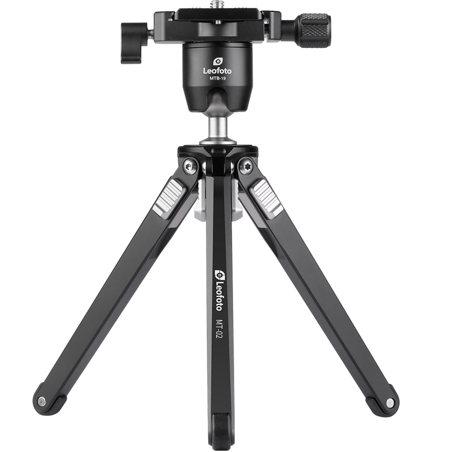 Leofoto MT-02 Aluminum Mini Table Top Tripod (Optional Ball Head Kits) - MT-02+MBH-19