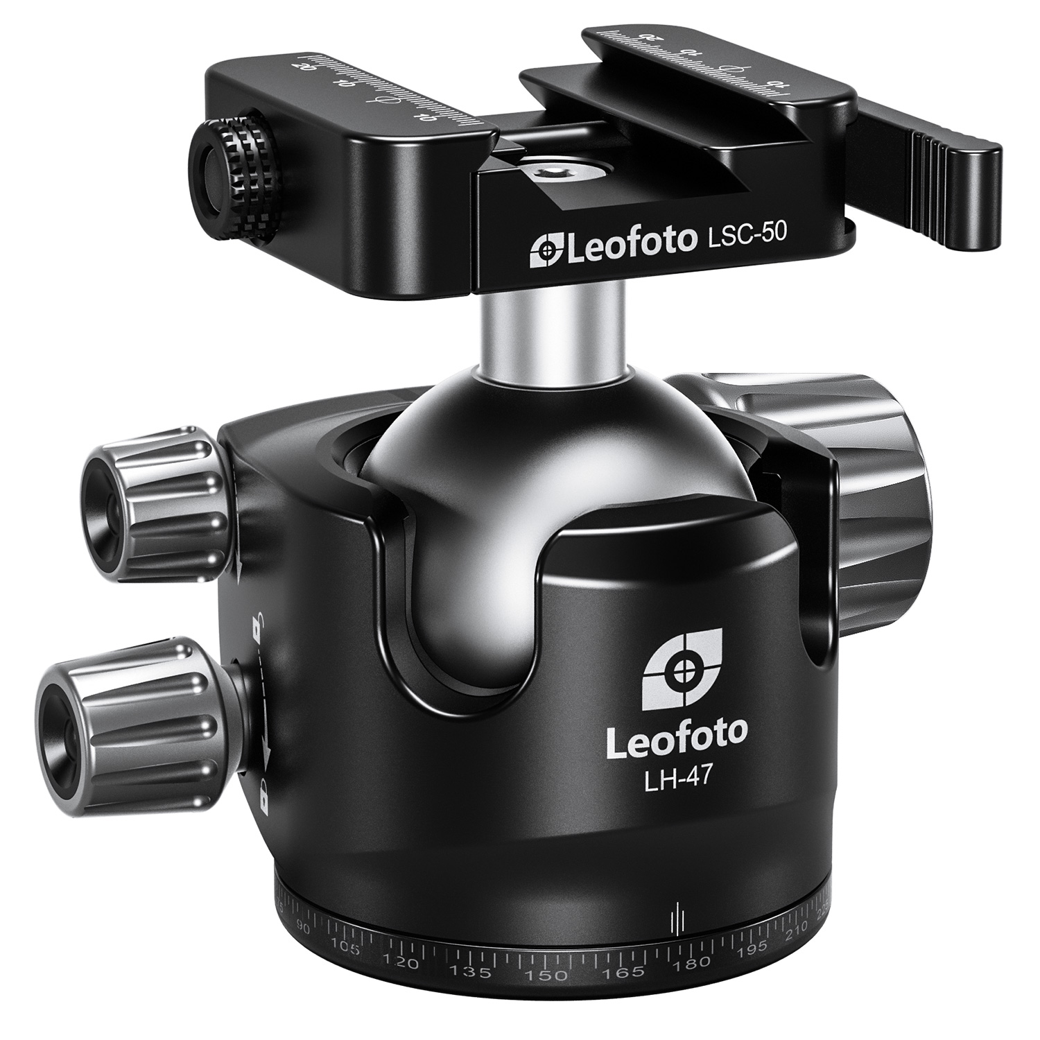 Leofoto LH-47SC Lever-Release Hybrid Clamp Ball Head for Shooting/Hunting