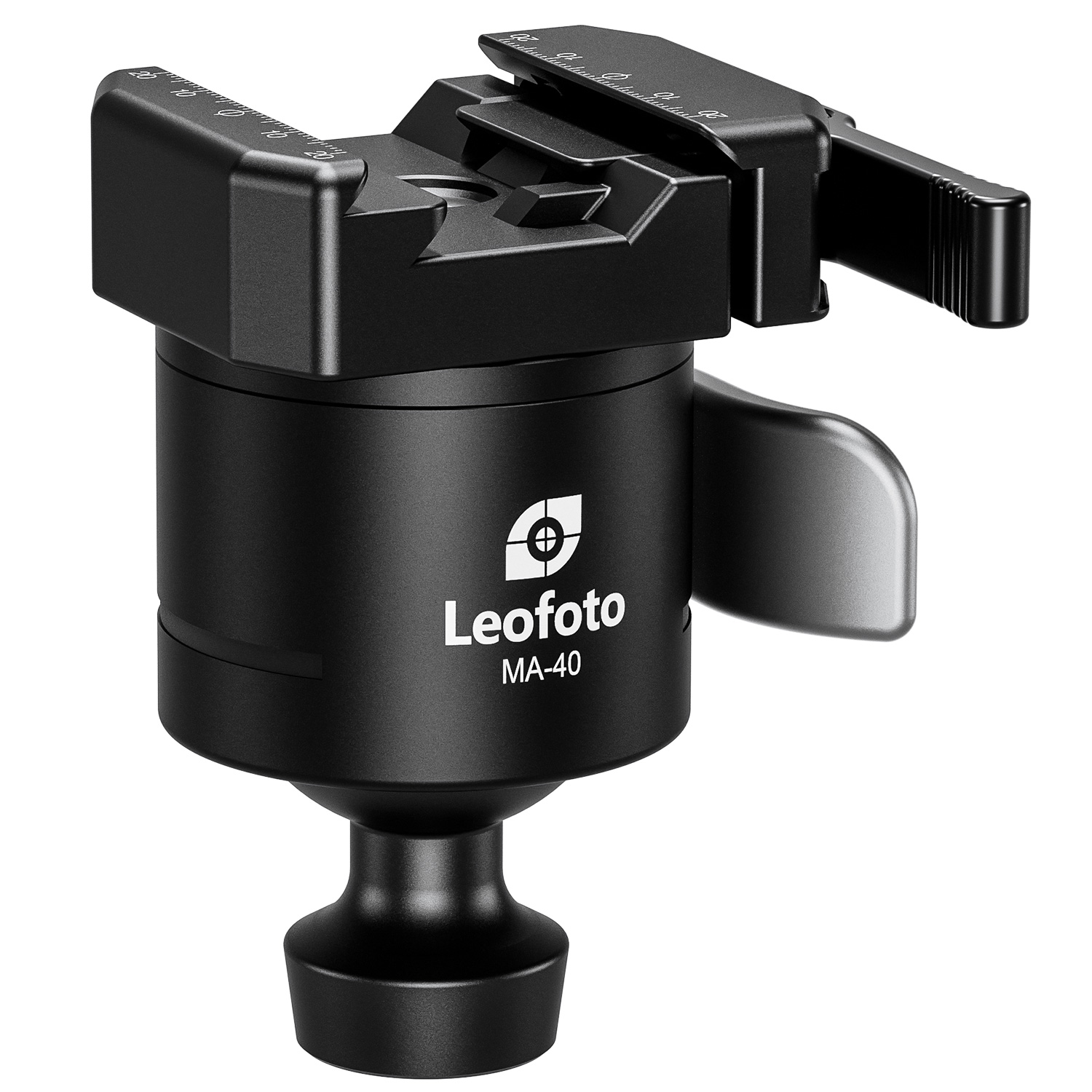 Leofoto MA-40L Outdoors Lever-Release Rapid Lock Ball Head | Arca & Picatinny