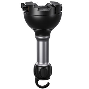 Leofoto YB-75LR Leveling Head with Large Handle for 75mm Bowl | Arca + Picatinny Hybrid Lever-Release Clamp