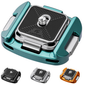 Leofoto QF-01+QP-38 Camera Shoulder Strap Mount Quick Release Clamp Kit