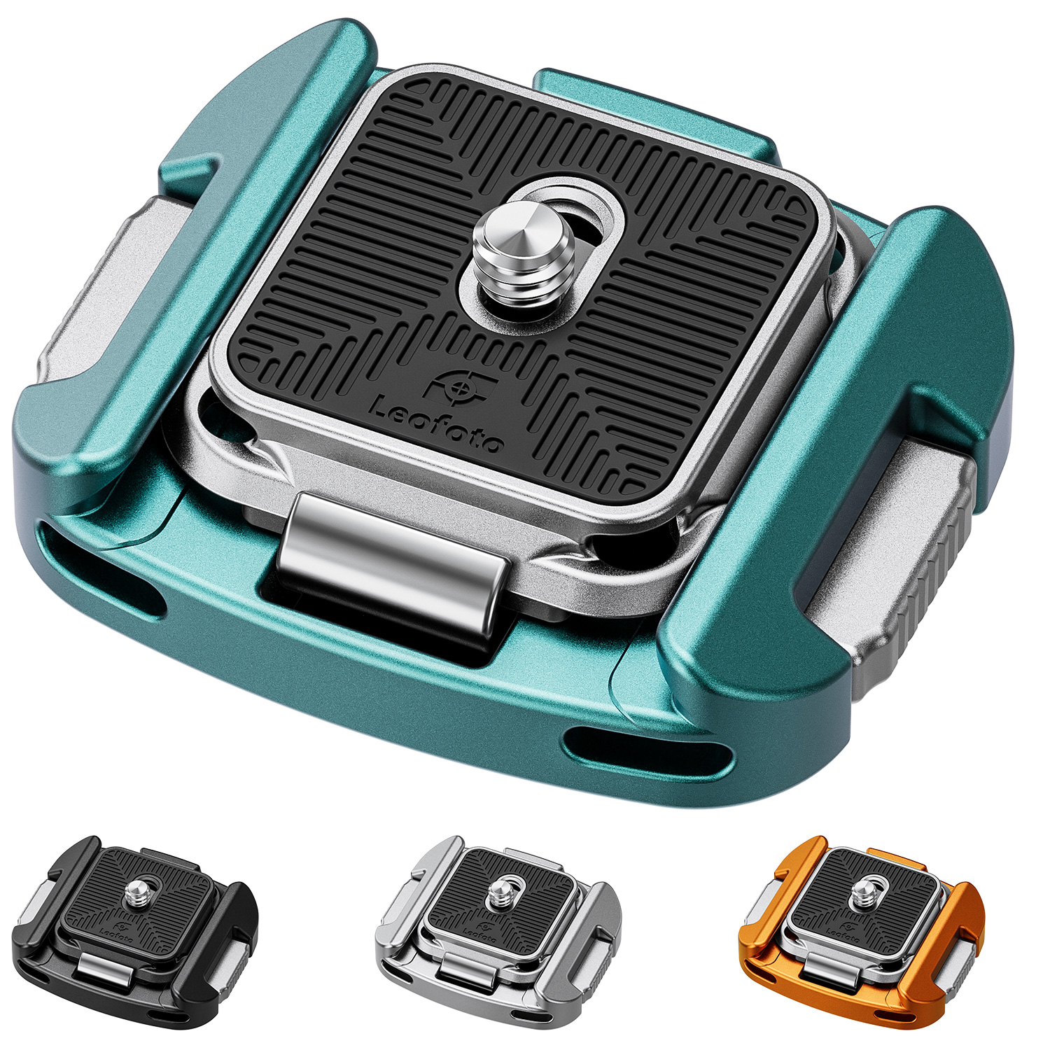 Leofoto QF-01+QP-38 Camera Shoulder Strap Mount Quick Release Clamp Kit