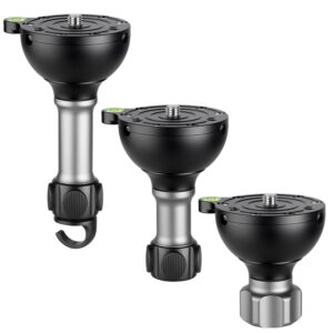 Leofoto YB-75LP / YB-75MP / YB-75SP | Leveling Base with Handle for 75mm Bowl | 3/8